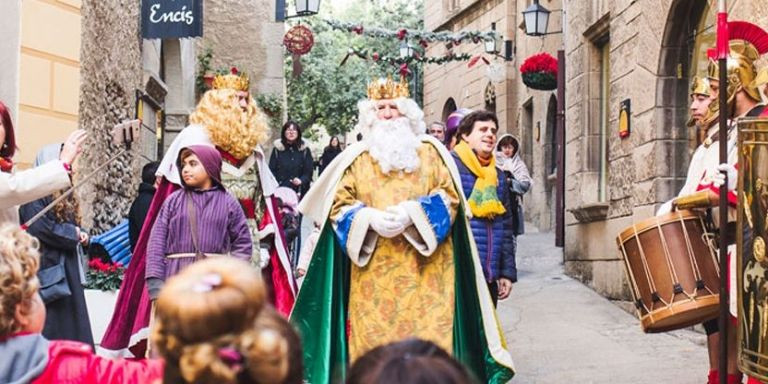 Los Reyes Magos en el Poble Espanyol de Barcelona / POBLE ESPANYOL