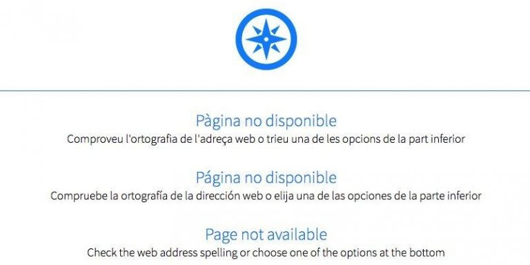 Este es el mensaje que les aparecía a muchos al intentar acceder a la web