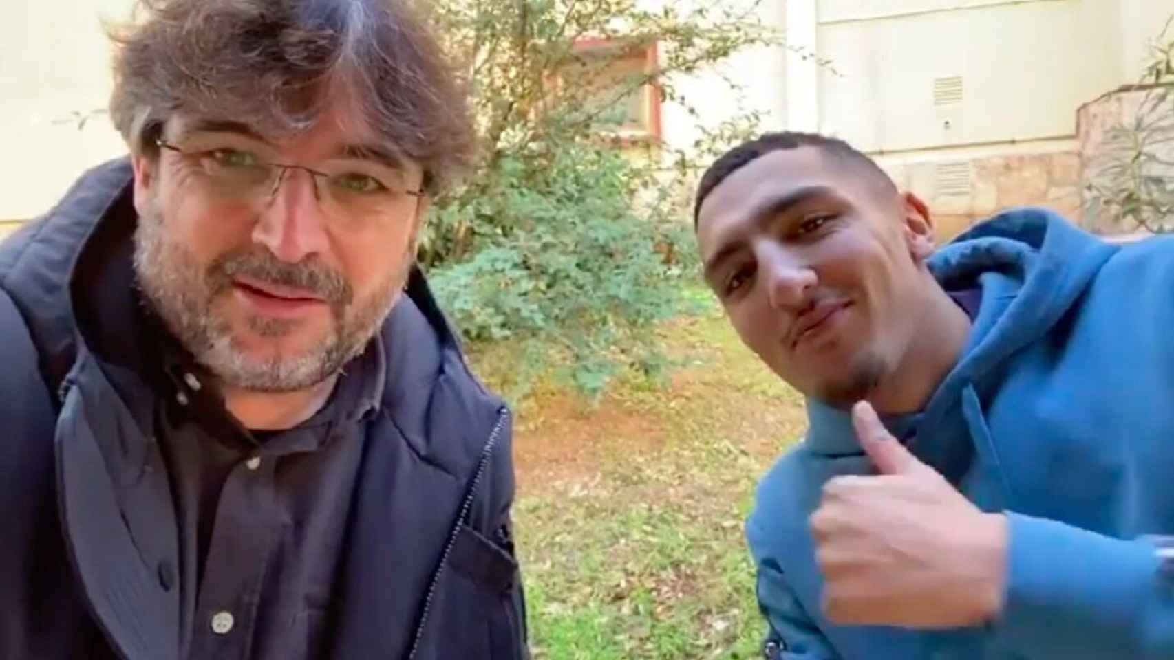 Jordi Évole y Morad, juntos en redes sociales / INSTAGRAM