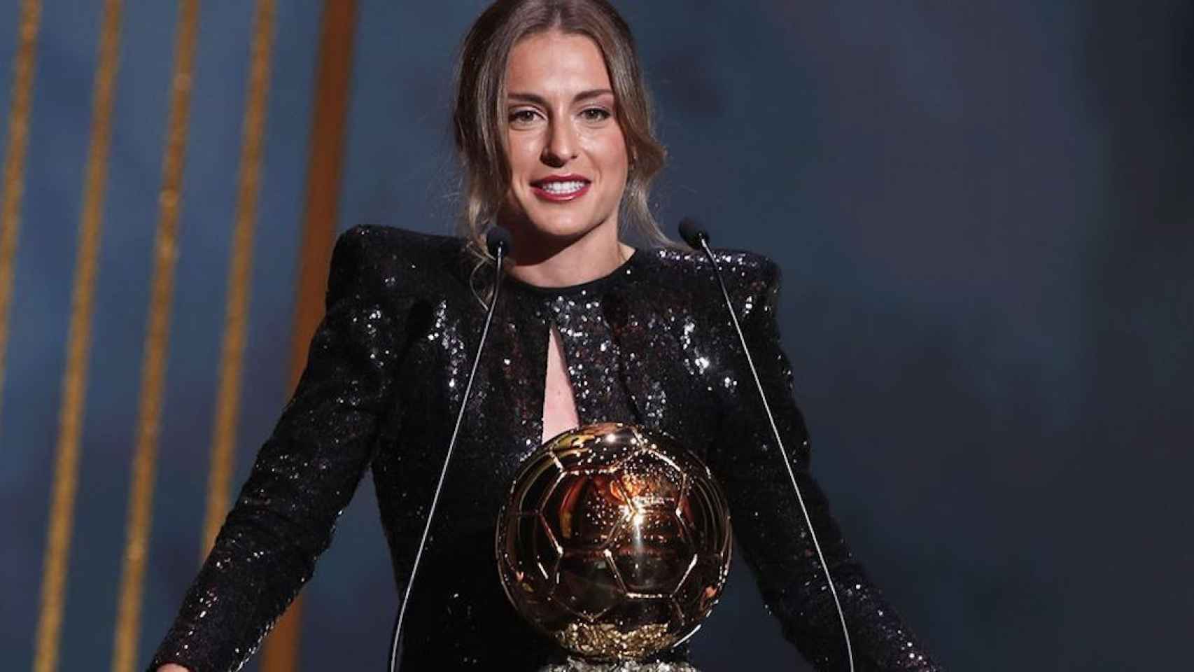 Alexia Putella durante la entrega del Balón de Oro / EFE