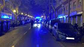 Imagen del lugar de un accidente en Badalona / GUARDIA URBANA DE BADALONA