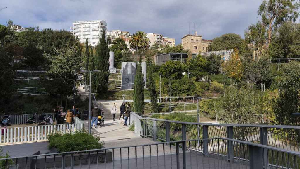 Jardines Menéndez Pelayo del barrio de La Salut / INMA SANTOS