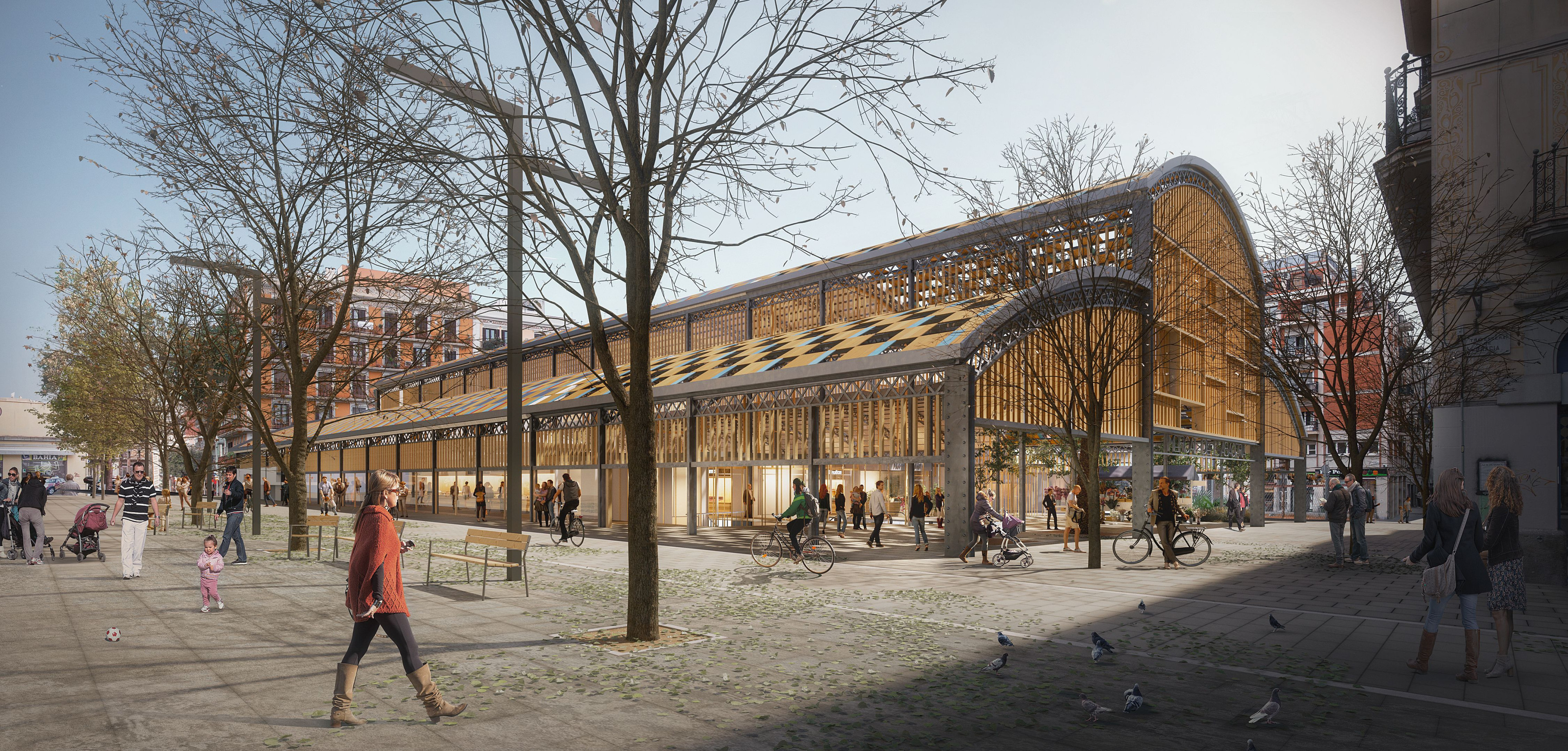 Render del futuro mercado de la Abaceria / AYUNTAMIENTO DE BARCELONA