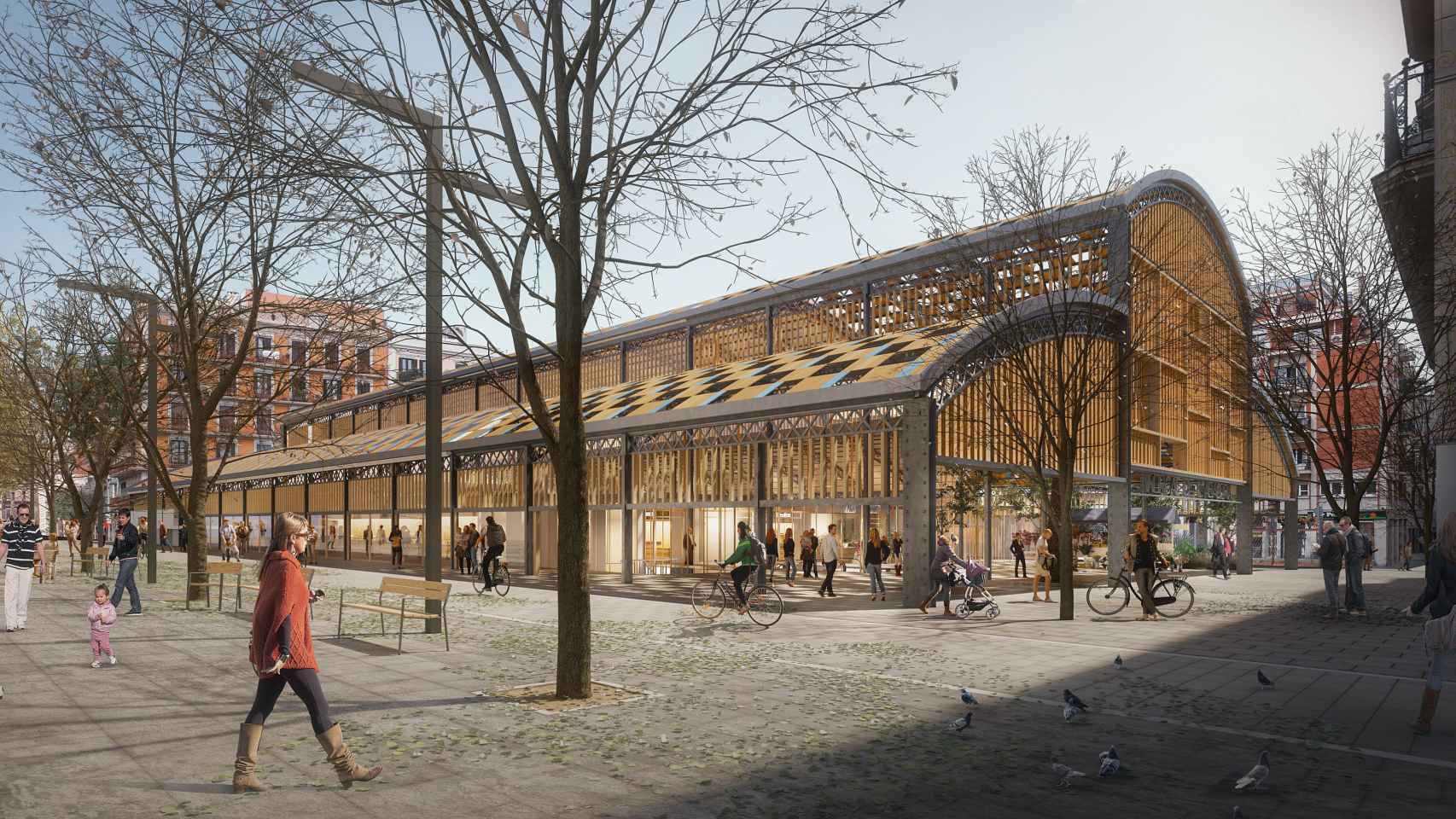 Render del futuro mercado de la Abaceria / AYUNTAMIENTO DE BARCELONA