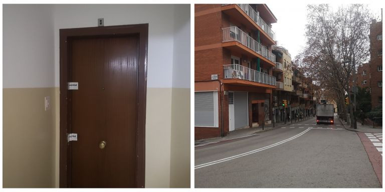 Los Mossos d'Esquadra han precintado este martes la vivienda del crimen / G.A