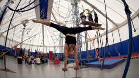 Un ensayo en la carpa de Rogelio Rivel, en Nou Barris / CENTRO DE LAS ARTES DEL CIRCO ROGELIO RIVEL