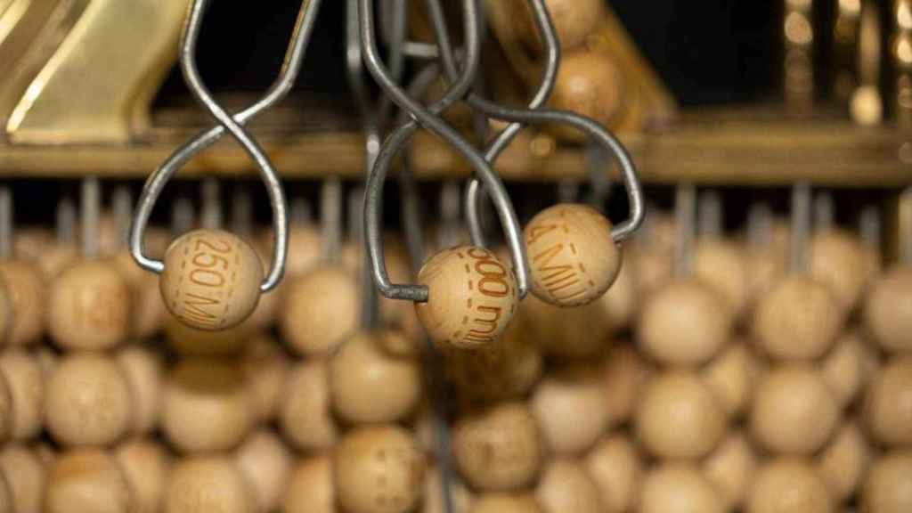 Bolas de la Lotería de Navidad