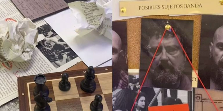 Detalles de la guarida del profesor en la exposición / METRÓPOLI