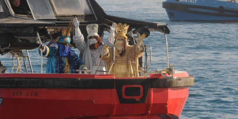 Los Reyes Magos llegando a Barcelona el 5 de enero del año pasado / EUROPA PRESS