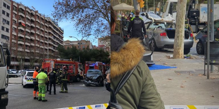 Estado del vehículo contra el que ha impactado el coche accidentado / METRÓPOLI