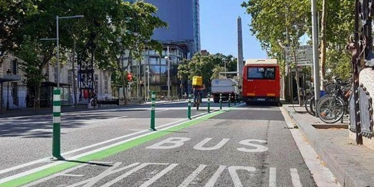 Carril exclusivo para bus / TMB