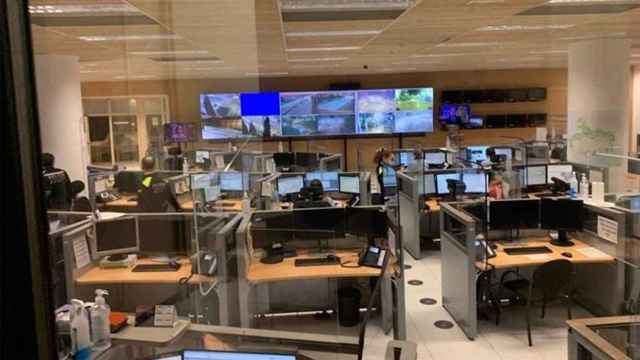 Central de Coordinación de Mossos, Guardia Urbana de Barcelona, Bombers de Barcelona, Protección Civil y SEM durante la Nochevieja / @ALBERT_BATLLE_B