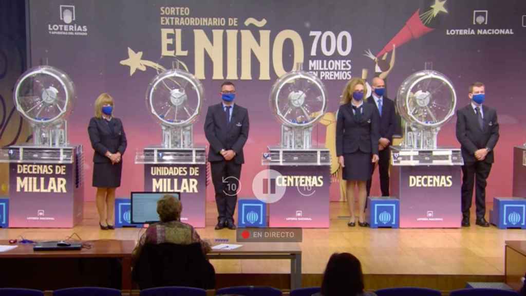 Sorteo de El Niño de este año 2022 / TVE