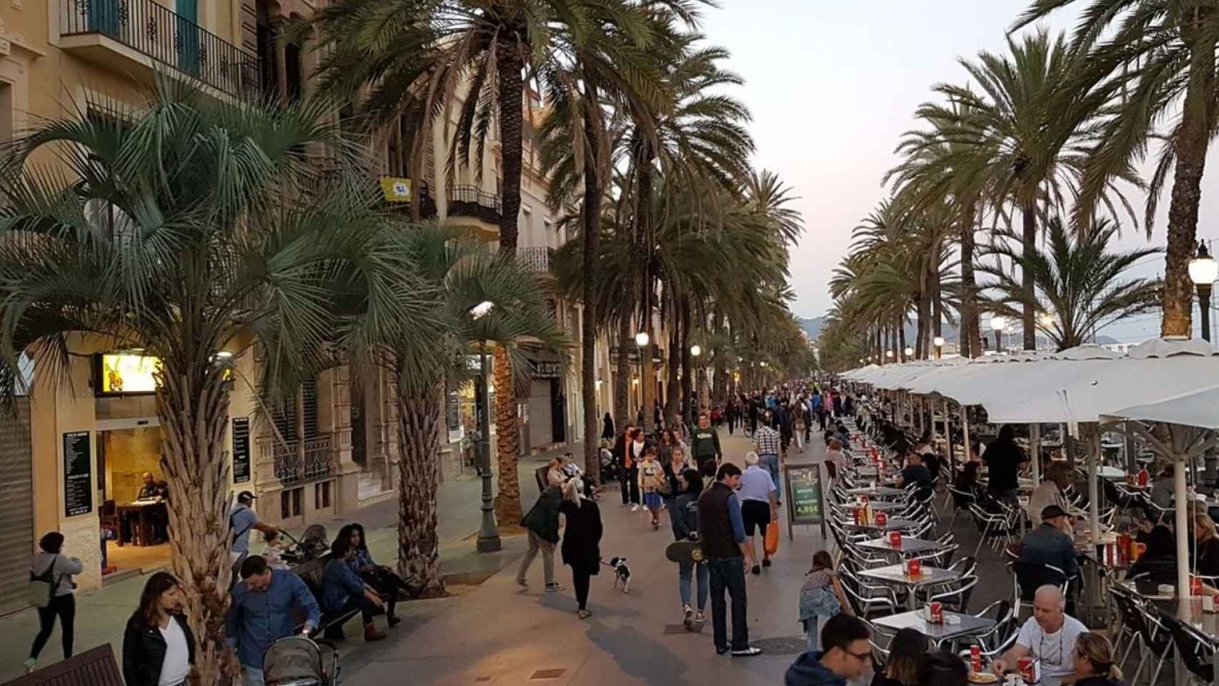 La Rambla de Badalona en una imagen de archivo