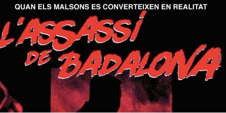 Cartel en el que se tilda a Albiol del 'asesino de Badalona' / TWITTER 