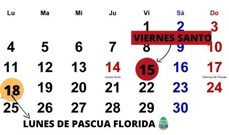 Calendario de festivos de Barcelona en abril / METRÓPOLI