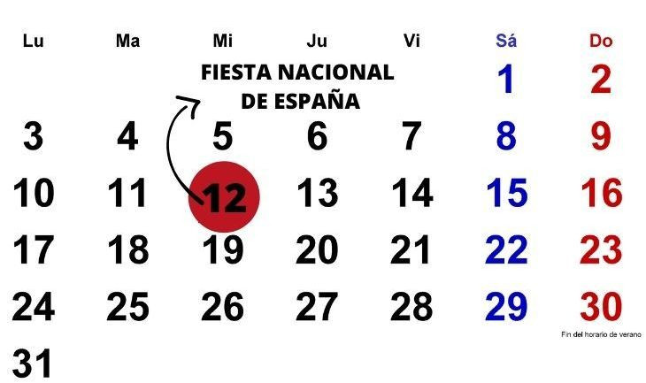 Calendario de festivos en Barcelona en octubre / METRÓPOLI