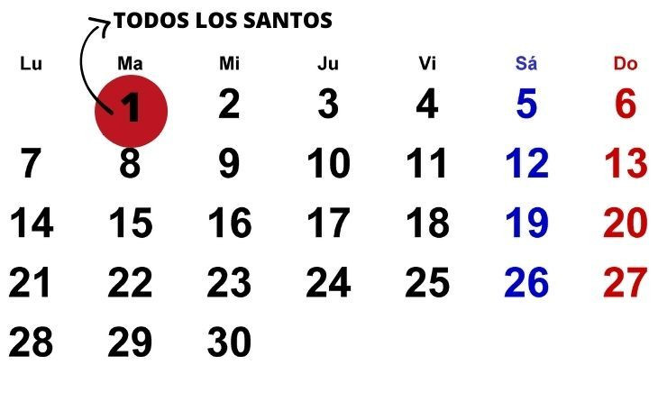 Calendario de festivos de Barcelona en noviembre / METRÓPOLI