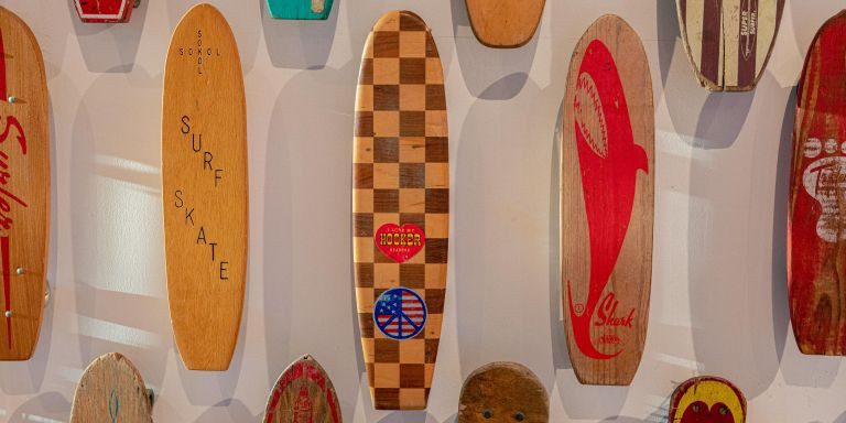 Tablas de skate en la exposición de Casa Seat / CEDIDA