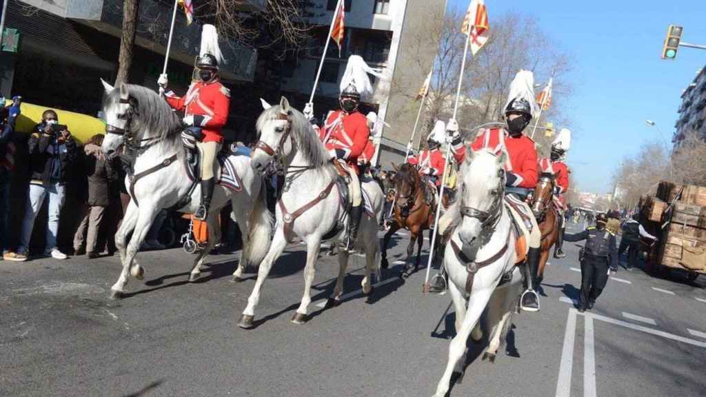 Desfile animal en la cabalgata de los Tres Tombs en Sant Andreu de Palomar / AYUNTAMIENTO DE BARCELONA