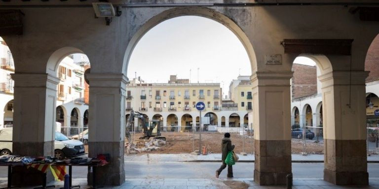 Imagen de archivo de las obras en el Mercat de Sant Andreu en 2019 / AYUNTAMIENTO DE BARCELONA