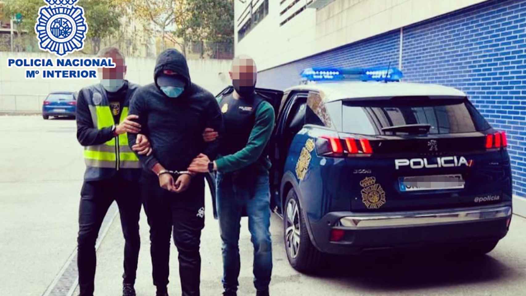 El detenido, en una imagen ofrecida por la Policía Nacional / POLICÍA NACIONAL