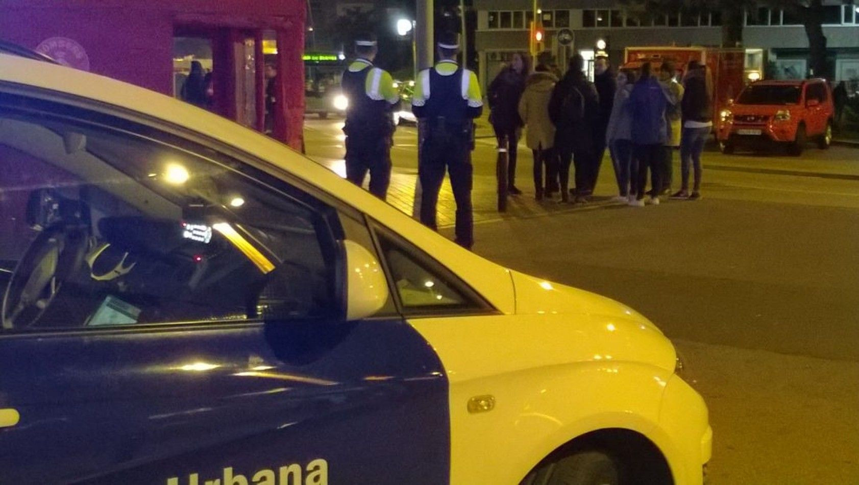 Guardia Urbana en un accidente / AJ BCN