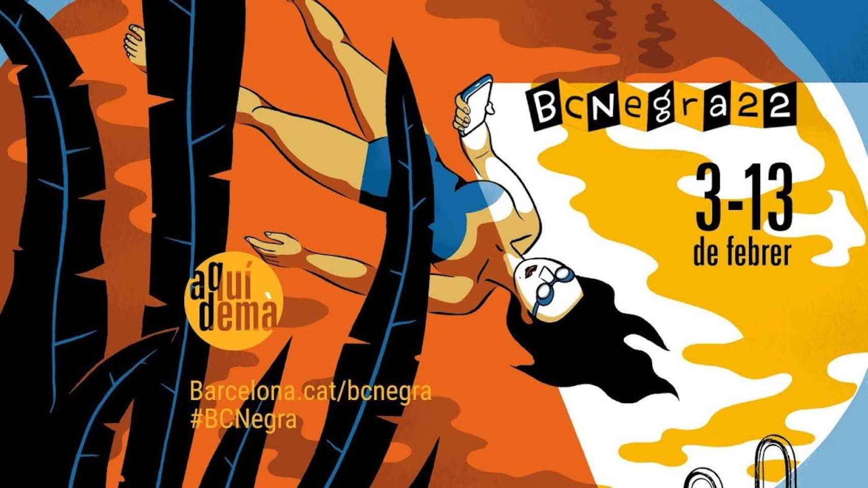 Cartel de la 17ª edición del festival BCNegra de novela negra de Barcelona / AJUNTAMENT DE BARCELONA