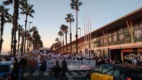 Protesta de los sanitarios del Hospital del Mar en el paseo Marítim / CGT SANIDAD BARCELONA