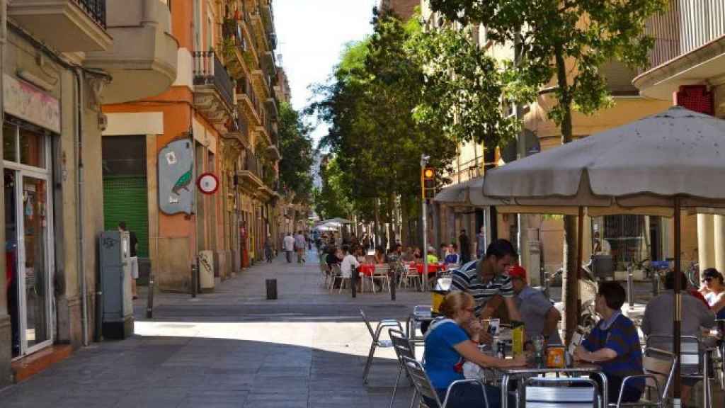 La calle de Blai, lugar del crimen, en una imagen de archivo