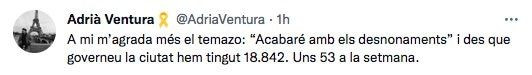 Reacciones al tuit de los comunes sobre el tetazo a Eurovisión / REDES SOCIALES