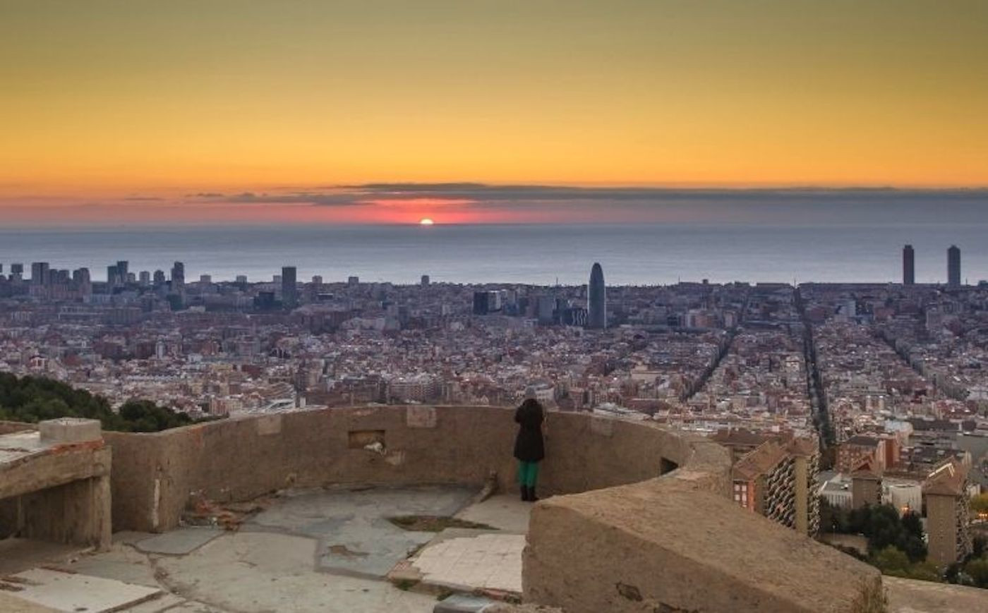 Atardecer desde los búnkeres del Carmel / ARCHIVO