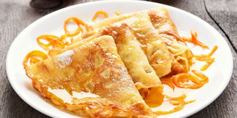 Crepes suzette, una de las especialidades de la crepería Le P'ty Mon / ARCHIVO