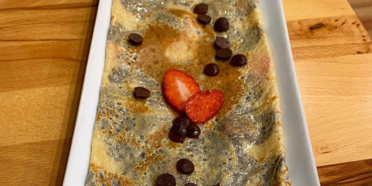 Crep de chocolate y fresas de Creps Clot / INSTAGRAM