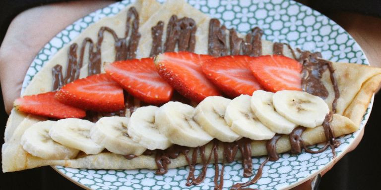 Crepe de nutella, fresas y banana de Sweet Gaufre / INSTAGRAM