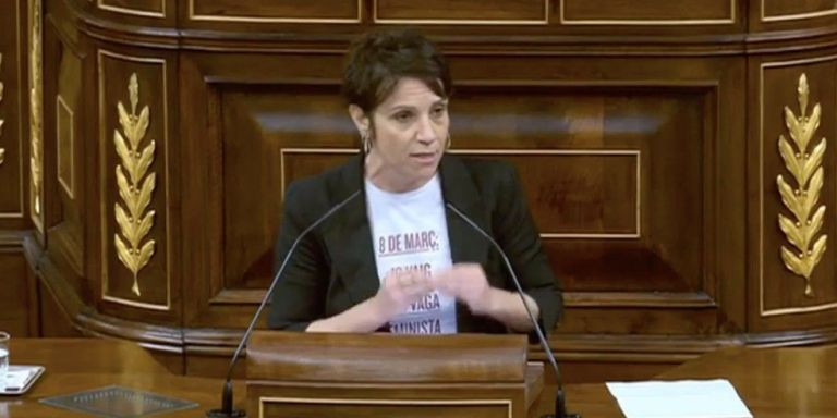 Alicia Ramos en su etapa como diputada en el Congreso 