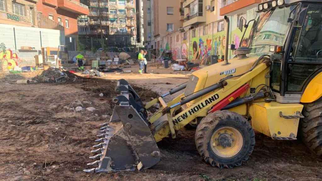 Desalojo del huerto 'okupado' del Baix Guinardó / CEDIDA