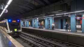 Estación de FGC de Gràcia, en Barcelona. - FGC