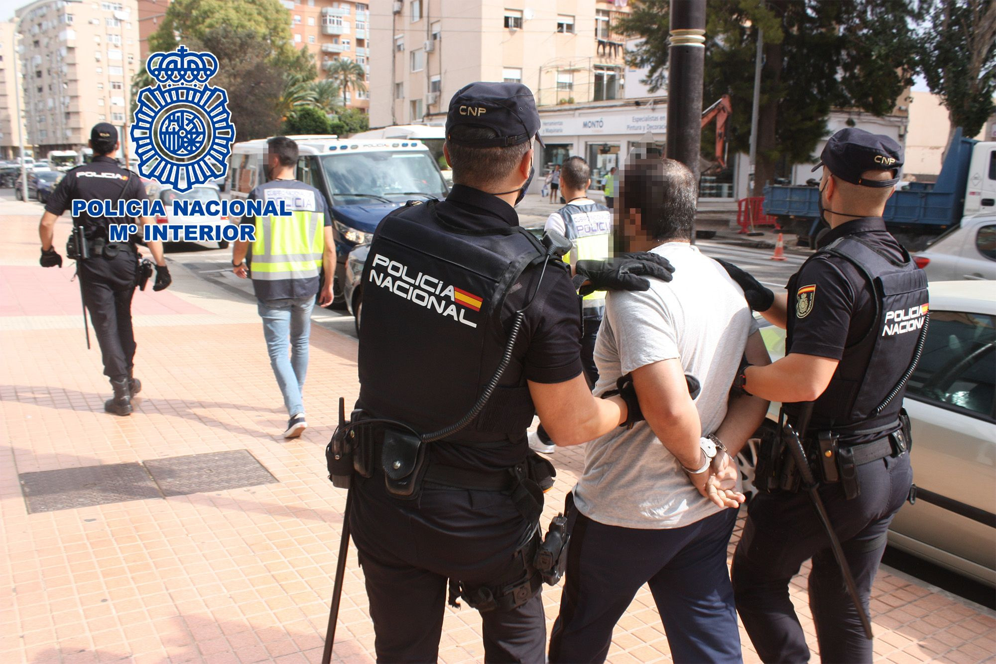 Un detenido por la Policía Nacional en una imagen de archivo / POLICÍA NACIONAL