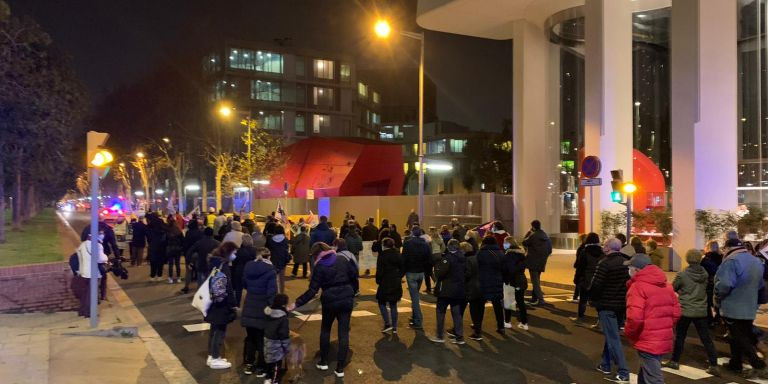 Asistentes a la protesta del Besòs / CEDIDA