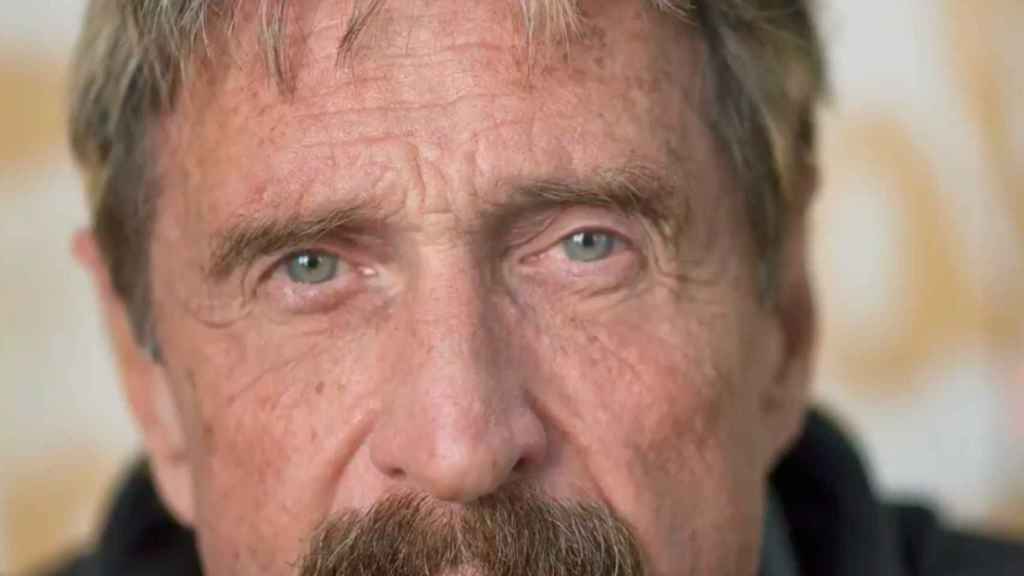 Una imagen del empresario John McAfee de 2020 publicada en su twitter / TWITTER