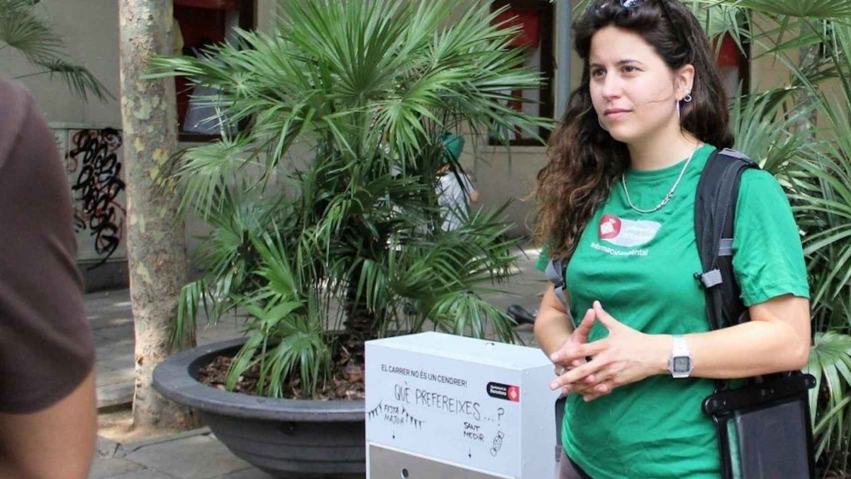 Informadora ambiental en Barcelona / AJ BCN