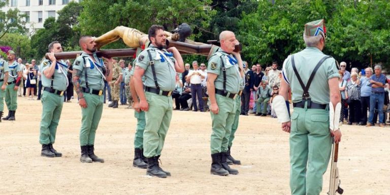 Imagen del 45 aniversario de la Hermandad de Antiguos Caballeros Legionarios de Barcelona / HACL