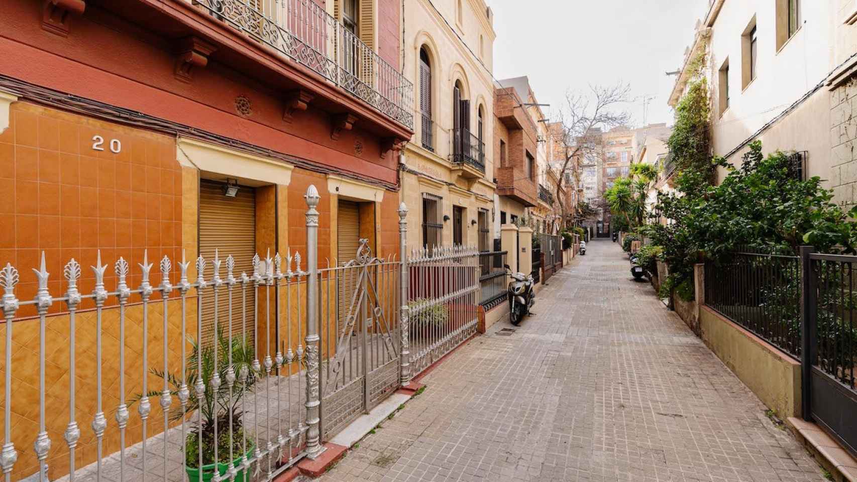 Vista general del pasaje de Mulet de Sarrià-Sant Gervasi / INMA SANTOS