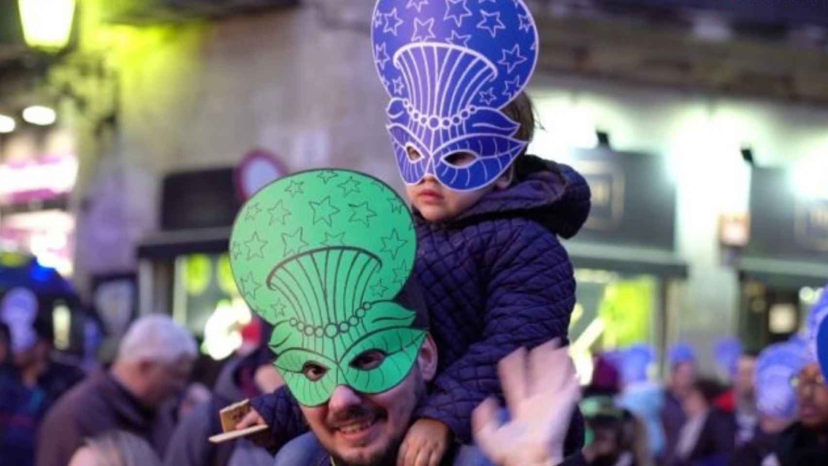 Celebración del Carnaval en Barcelona en una edición anterior