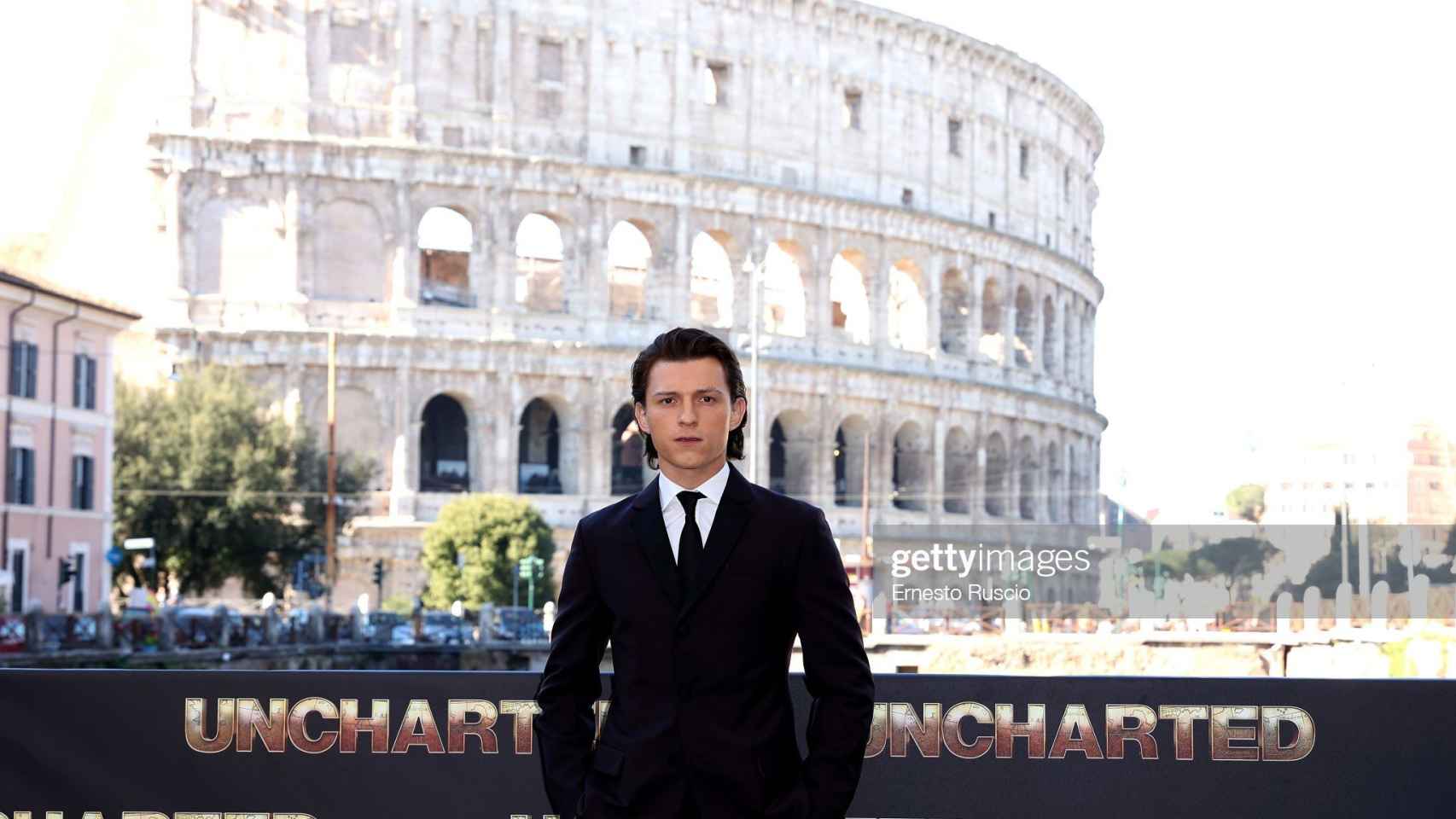 El actor Tom Holland, protagonista de 'Uncharted' / TWITTER