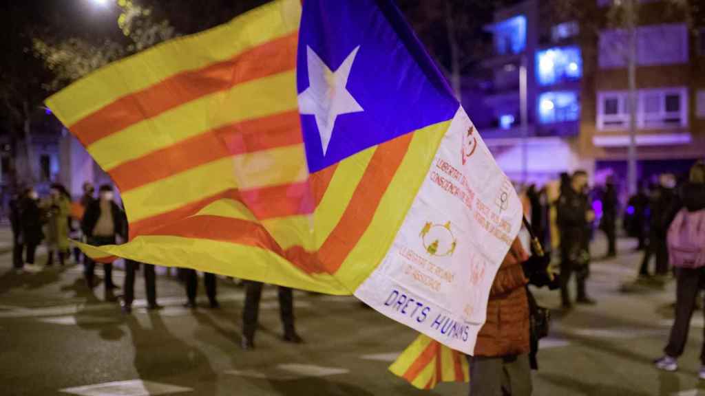 Manifestantes independentistas cortan la Meridiana / EUROPA PRESS - Lorena Sopena