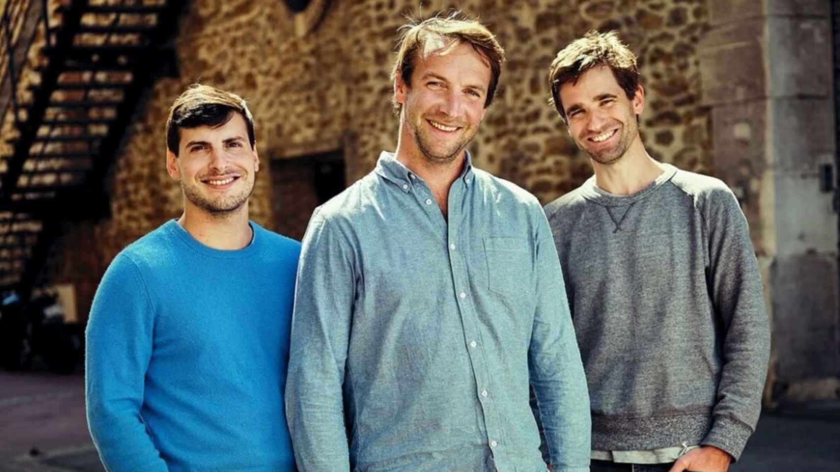 Quentin Le Brouster, Thibaud Hug de Larauze y Vianney Vaute, fundadores de Back Market