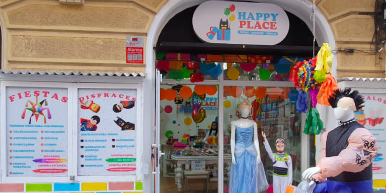 Tienda Happy Place de disfraces en Barcelona / GOOGLE MAPS