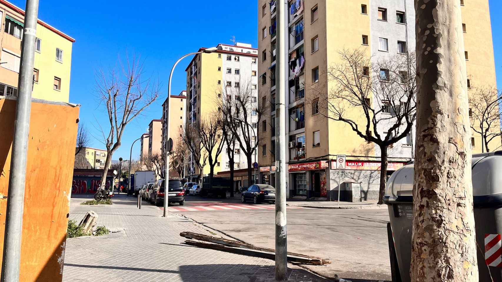 La calle de Còrdova, en Sant Roc / ÁNGELA VÁZQUEZ